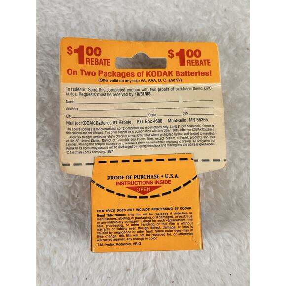 Kodak Kodacolor Gold 400 35mm film 1 roll @ 24 Exposures Expired 06/89 - Picture 6 of 7